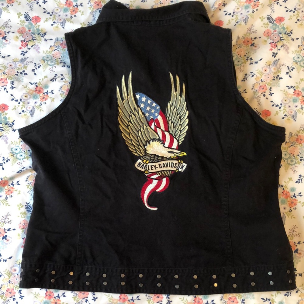 Harley Davidson Zip Vest